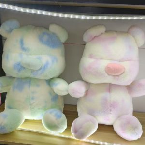 Cartoon Violent Neon Bear Plush Toy 45*32