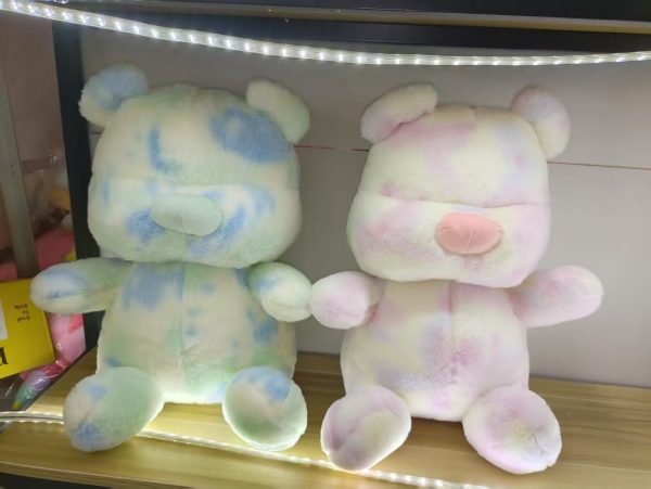 Cartoon Violent Neon Bear Plush Toy 45*32