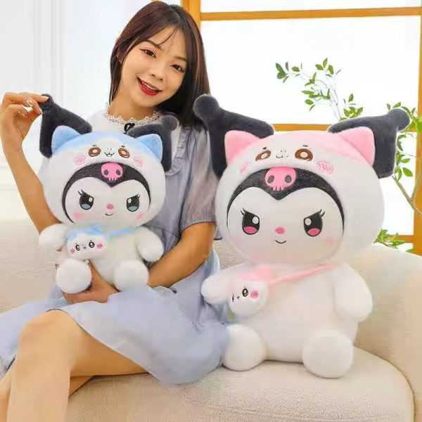 Glow-in-the-Dark Devil Kuromi Backpack 45*30